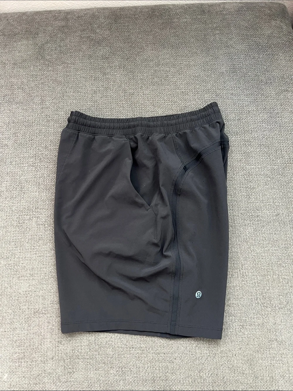 lululemon athletica Men's Black Athletic Shorts